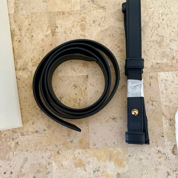 Polène Numéro Dix – Monochrome Black Textured Leather - Picture 9 of 10